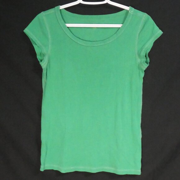 GAP | medium | Solid Green Short Sleeve Tee / T-Shirt | GUC - Picture 1 of 12